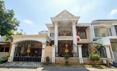 Dijual Rumah Harga Rugi Mewah 2 Lantai Dekat Masjid Al Akbar Kawasan Premium Di Perum. Kebonsari Elveka Surabaya