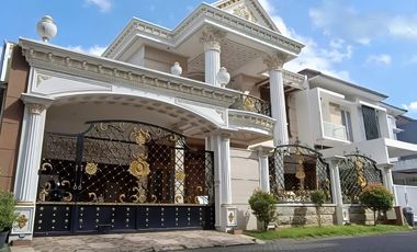 Dijual Rumah Harga Rugi Mewah 2 Lantai Dekat Masjid Al Akbar Kawasan Premium Di Perum. Kebonsari Elveka Surabaya