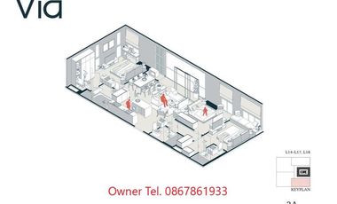 🔥 Via ARI Sansiri ‎| ‎3 Bedroom Rare Wide Front Corner Unit For Sale ‎| ‎3 Dedicated Parking Spaces ‎‎| ‎High Floor with Unblocked View (NE) ‎| ‎Full