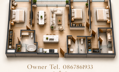 🔥 Via ARI Sansiri ‎| ‎3 Bedroom Rare Wide Front Corner Unit For Sale ‎| ‎3 Dedicated Parking Spaces ‎‎| ‎High Floor with Unblocked View (NE) ‎| ‎Full