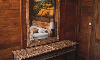 dijual villa sytle joglo biew danau lokasi pancasari bedugul