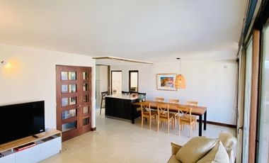 VENTA CASA MEDITERRÁNEA CONDOMINIO TAIQUEN. NO PERIMETRAL. - 3D + 3B + Terraza Techada + Quincho + Piscina + Logia– A pasos Colegio Highlands