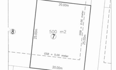 Kavling 500 meter Siap Bangun di The Green BSD City