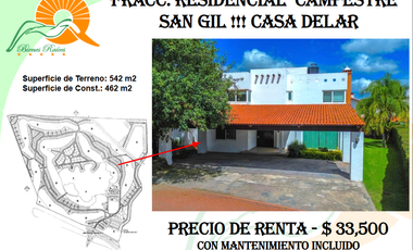 30.9 CASA EN RENTA EN SAN GIL