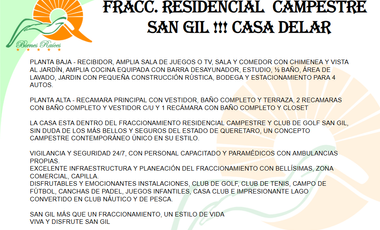 30.9 CASA EN RENTA EN SAN GIL