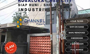 Jual Rumah Baru Nusaloka Bsd Tangsel, Fl