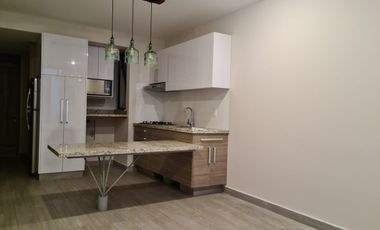 Departamento Vista a Patio Central, Planta Baja, en Renta, Casa Nogal, Santa María La Ribera