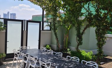 Departamento Vista a Patio Central, Planta Baja, en Renta, Casa Nogal, Santa María La Ribera