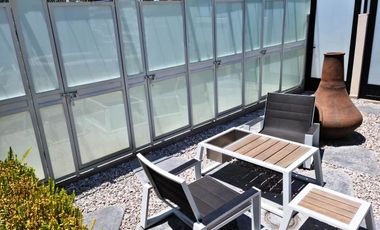 Departamento Vista a Patio Central, Planta Baja, en Renta, Casa Nogal, Santa María La Ribera