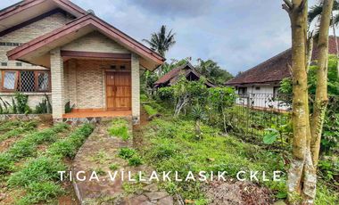 Dijual rumah villa klasik vintage vibes di pinggir jalan area kota Sukabumi