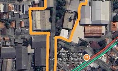 DIJUAL CEPAT TANAH EX PABRIK LUAS 1.08 HA. CILEUNGSI - HARGA NEGO