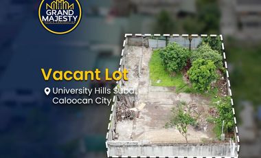 Residential Vacant Lot for Sale in University Hills Area, Malabon City