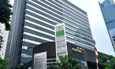 Sewa Kantor 209 m2 Full Furnish di Mid Plaza Sudirman, Hrg Nego