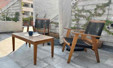 Penthouse en renta amueblado Narvarte Oriente