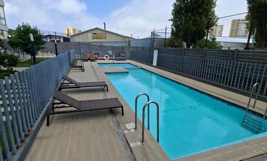 Arriendo  espectacular  departamento 2D, 2B  con linda vista , 1er sector Gómez Carreño, Viña del Mar