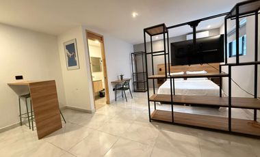Amoblado HERMOSO Aparta estudio tipo loft Laureles