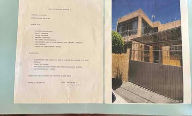 CASA EN VENTA EN MORELOS 1 a 1/2 cuadra de la avenida!