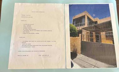 CASA EN VENTA EN MORELOS 1 a 1/2 cuadra de la avenida!