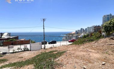 VENTA DE TERRENO CON VISTA AL MAR EN REÑACA, VIÑA DEL MAR