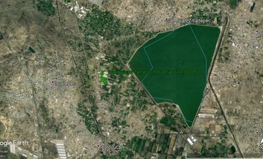 Teoloyucan Rento Terreno en Zona Industrial para res-guadar vehículos de carga 114,000 m2