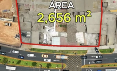 VENTA TERRENO EN AV LURIGANCHO FRENTE AL MALL AVENTURA