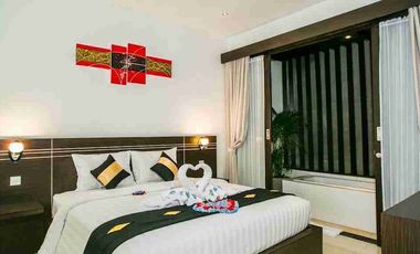 HOTEL AKTIF BINTANG4 DI CENTRALNYA KUTA BALI,TERMURAH HANYA HITUNG TANAH