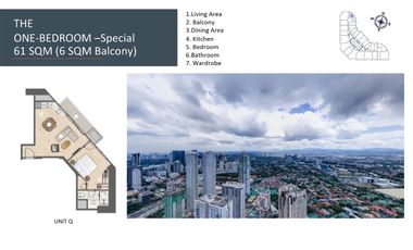 1-BR Condo Unit For Sale at LAYA by Shang Properties in Pasig City, similar to Shang Summit by Shang Properties and Shang Residences at Wack-Wack