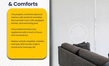 Fully Furnished House with Swimming Pool in Goldridge Executive Village, Guiguinto Bulacan | Near NLEX