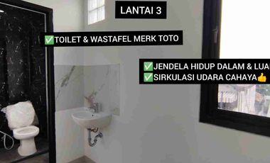 Ruko 4lt ada Rooftop disewakan di Tebet Jaksel