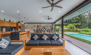 Dijual Villa Eksklusif Leasehold View Sawah di Pejeng Ubud