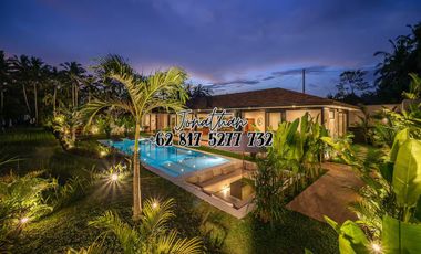 Dijual Villa Eksklusif Leasehold View Sawah di Pejeng Ubud