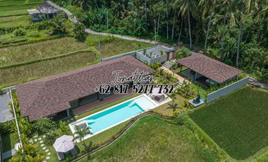 Dijual Villa Eksklusif Leasehold View Sawah di Pejeng Ubud