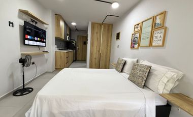Amoblado HERMOSO estudio tipo loft Laureles Estadio