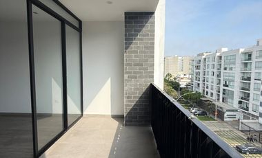 Departamento de Estreno con salida a parque privado Naciones Unidas