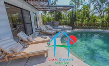 Casa en renta vacacional con 3 recámaras y alberca privada