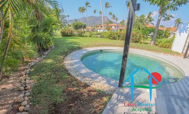 Casa en renta vacacional con 3 recámaras y alberca privada
