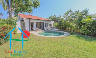 Casa en renta vacacional con 3 recámaras y alberca privada