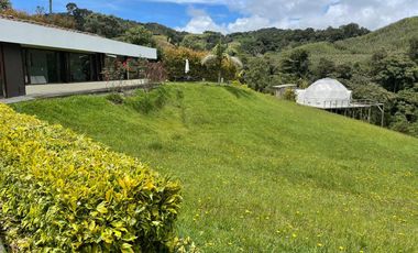 CASA CAMPESTRE CON DOS GLAMPING EN EXCLUSIVO LOTE DE LA UNION