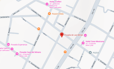 HOTEL DE 8 HABITACIONES EN VENTA EN SAN PEDRO DE LOS POZOS, GTO. REMATE BANCARIO EN EXCELENTE UBICACIÓN Y GRAN OPORTUNIDAD DE INVERSIÓN.