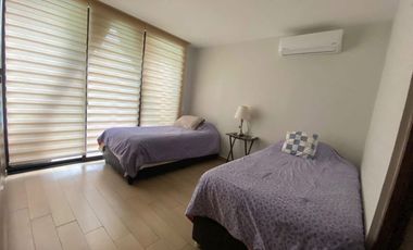 RENTA DEPARTAMENTO AMUEBLADO CON ALBERCA, MUELLE Y GIMNASIO