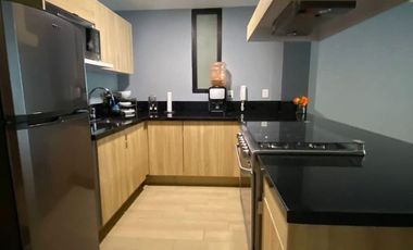 RENTA DEPARTAMENTO AMUEBLADO CON ALBERCA, MUELLE Y GIMNASIO