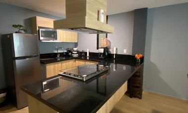 RENTA DEPARTAMENTO AMUEBLADO CON ALBERCA, MUELLE Y GIMNASIO