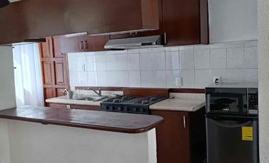 DEPARTAMENTO AMUEBLADO Y CLIMATIZADO, EN RENTA A ESPALDAS DE BOULEVARD VICENTE FOX. BOCA DEL RÍO 
PAGO POR MES $8,500
HABITABLES: 80 m2