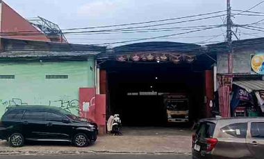 Dijual gudang siap huni area super strategis di area Tanggerang Selatan dekat pintu tol pamulang