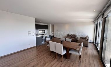 RENTA, Departamento amueblado con amenidades y 3 recámaras - Altos de Juriquilla