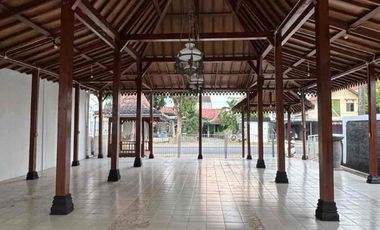 rumah joglo cantik untuk usaha kuliner di jalan utama ring road bantul kota, jogja