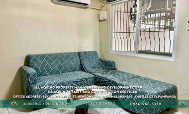 2 Bedrooms Townhouse For Rent Located inside subdivision in Barangay Cuayan,Angeles City,Pampanga