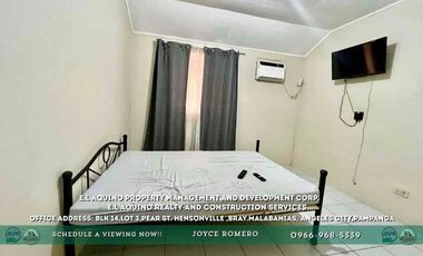 2 Bedrooms Townhouse For Rent Located inside subdivision in Barangay Cuayan,Angeles City,Pampanga
