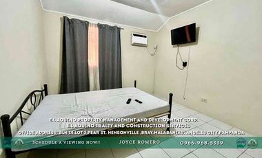 2 Bedrooms Townhouse For Rent Located inside subdivision in Barangay Cuayan,Angeles City,Pampanga