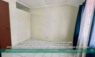 2 Bedrooms Townhouse For Rent Located inside subdivision in Barangay Cuayan,Angeles City,Pampanga